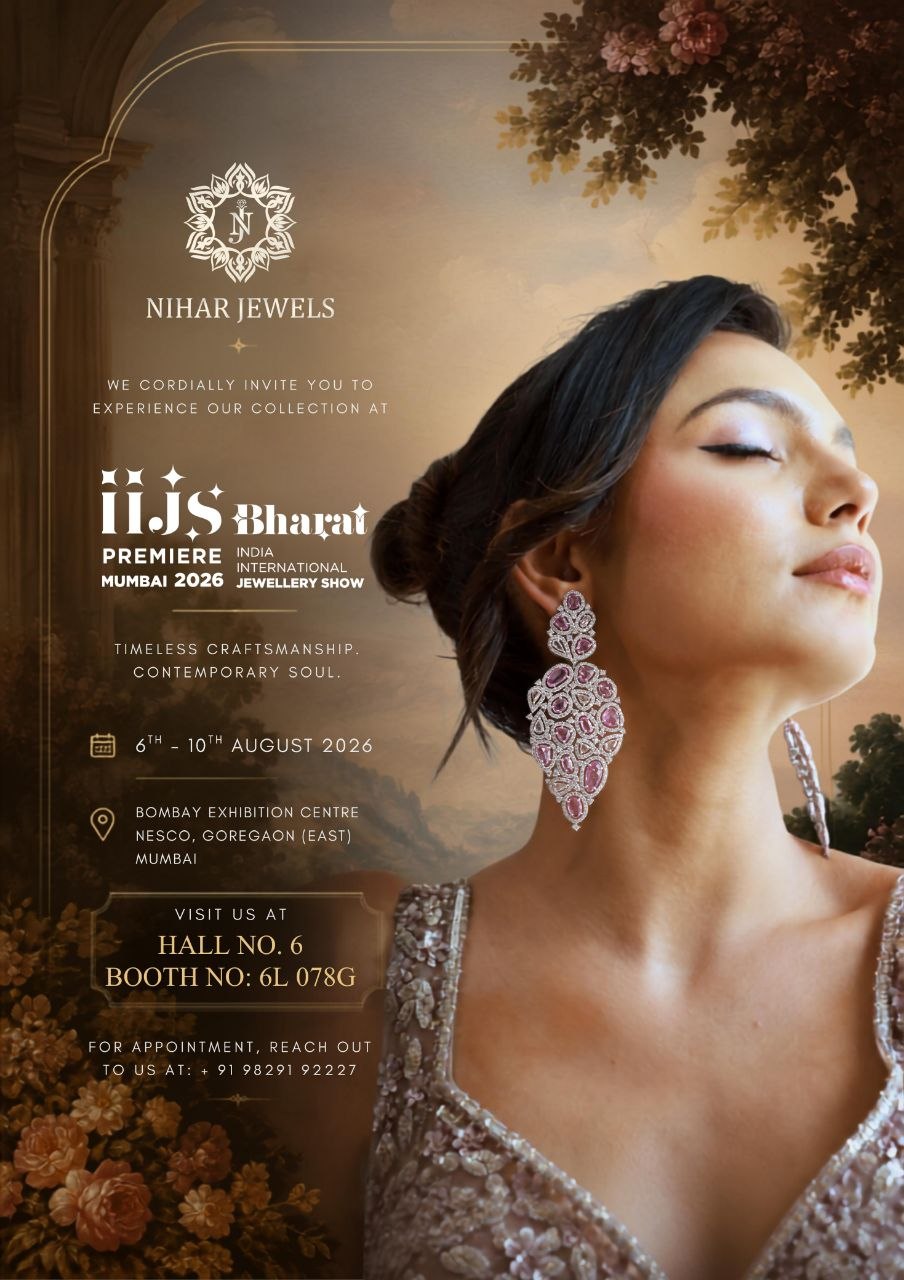 Nihar Jewels invitation for IIJS Premiere Mumbai 2026